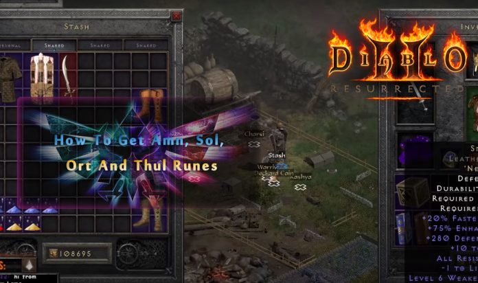 Diablo 2 Resurrected Guide: How To Get Amn, Sol, Ort And Thul Runes