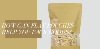 How can flat pouches help you pack goods