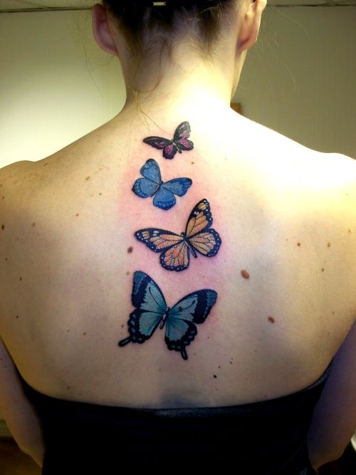 Joyful Butterfly Tattoo