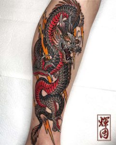 Powerful Dragon Tattoos