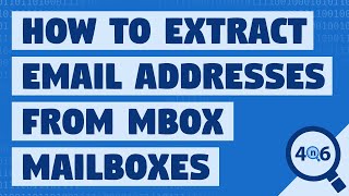 extract email address from mbox files